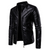 Custom Italian Fashion Designs Boys Classic Biker Jacket Motorcycle PU Leather Jacket For Mens Blazer Slim Fit Leather Coat