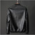 OEM ODM Custom Color Logo Hot Sale Plus Size Fashion Winter Warm Casual Leather Motorbike Jacket Men