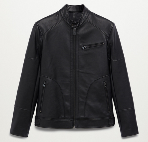 OEM Custom Spring Autumn Winter Fashion Coats men's jackets windproof Long Sleeves Solid jacket Biker Motorcycle Leather Jacket