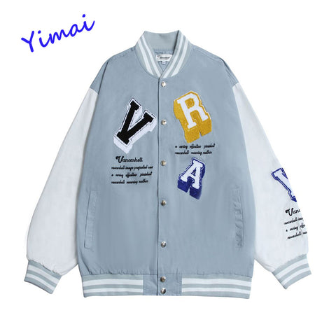 OEM New Design Cotton Fashionable Embroidery Letterman Stylish Sports Gym Jogging Plus Size Varsity Jacket For Men
