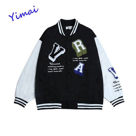 OEM New Design Cotton Fashionable Embroidery Letterman Stylish Sports Gym Jogging Plus Size Varsity Jacket For Men