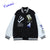 OEM New Design Cotton Fashionable Embroidery Letterman Stylish Sports Gym Jogging Plus Size Varsity Jacket For Men