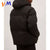 OEM New Arrival Custom Wholesales Fashion Detachable Black Winter Short Hooded Padding Puffer Men Casual Jacket