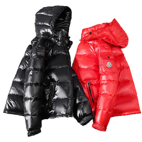 Wholesale Fashion Winter Cotton Custom Designer Man Warm Coats Zipper Hooded Down Bubble Plus Size Men's Puffer Jacket