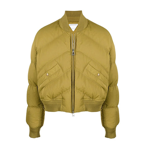 OEM custom high quality oversize winter bomber puffer men plus size jackets men goose down padded cropped gentlemen jacket